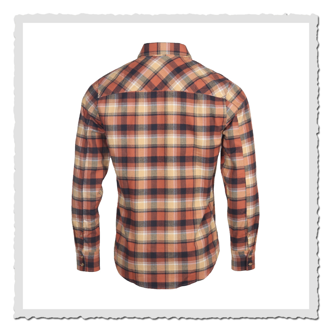 Rokker Flanellhemd Freemont yellow red, kariertes Herrenhemd im Retro-Style